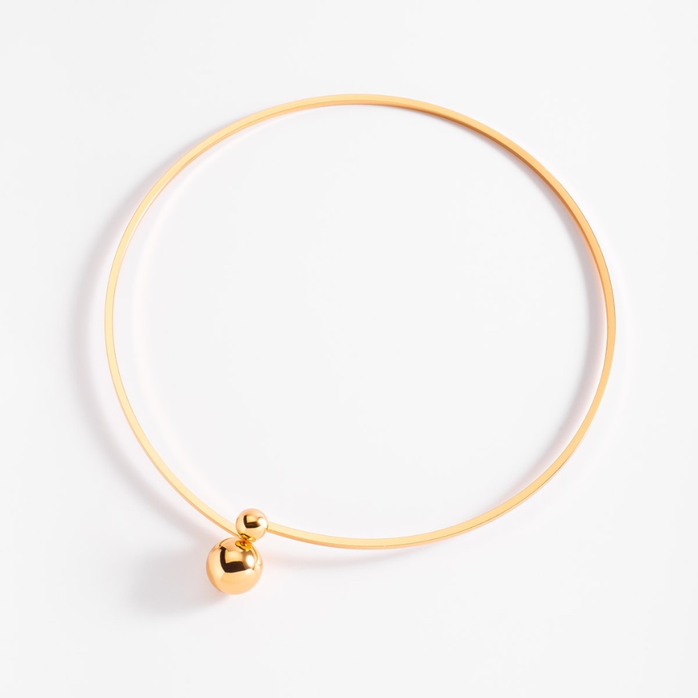 New Gold-plated choker necklace